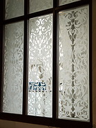 11 Decorated glass window