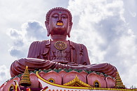 09 Pink seated Buddha statue