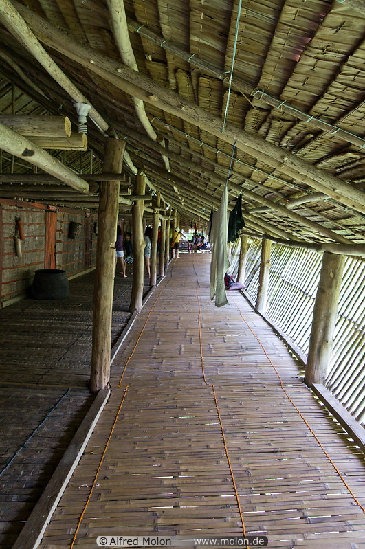 11 Common area inside the longhouse