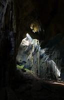 11 Light entering from rear opening of cave