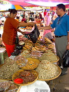 31 Dried fish stalls in Kota Belud market