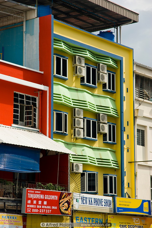 16 Colourful building facade
