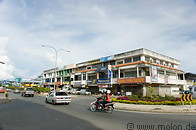 03 Roundabout and building with shops