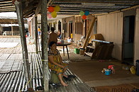 07 Bamboo veranda and villagers