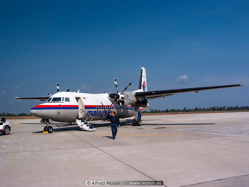 23 MAS Plane in Bintulu airport