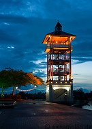 05 Waterfront tower at night