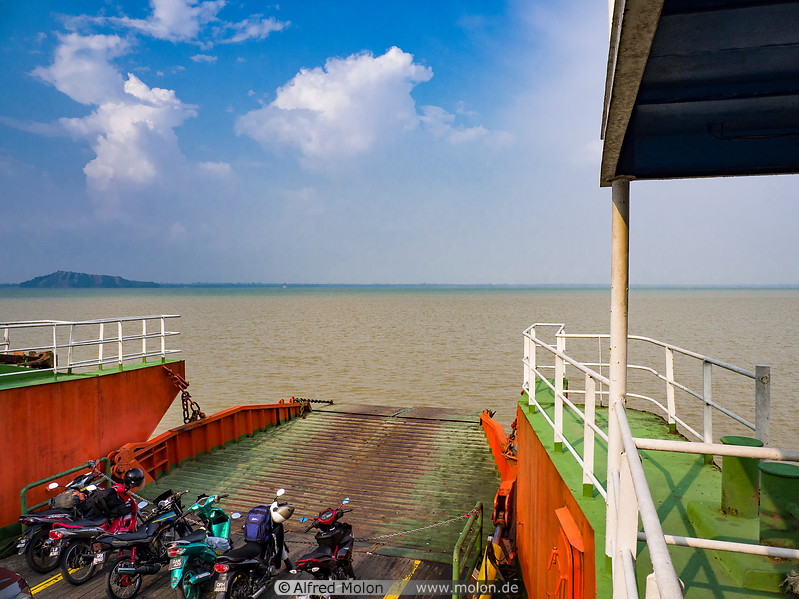 11 Motorbikes on Batang Lupar ferry