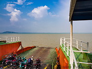 11 Motorbikes on Batang Lupar ferry