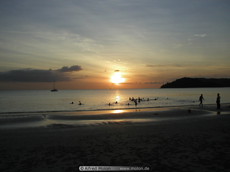 11 Sunset on Pantai Cenang beach
