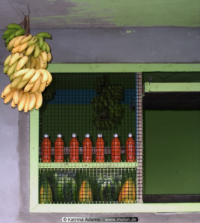 03 Roadside Market Window and bananas