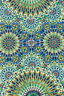 16 Islamic pattern mosaic