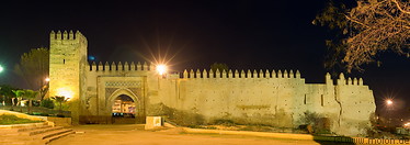 22 City walls at night