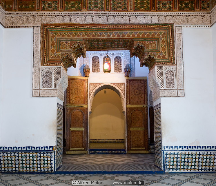 08 Passageway with mosaic and stucco decorations