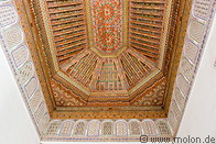 13 Decorated wooden roof