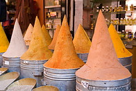 12 Conical spices heaps