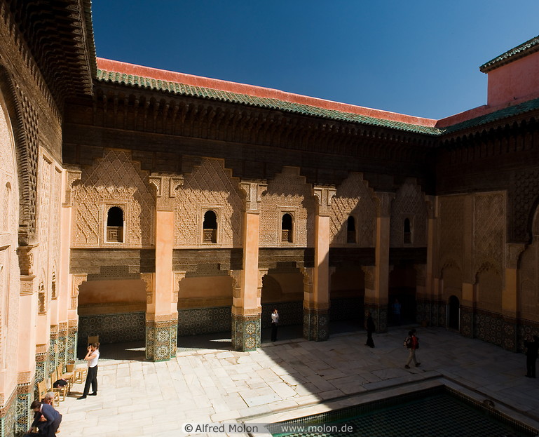 12 Inner courtyard with colonnade and windows