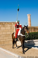 02 Guard in red uniform on horse