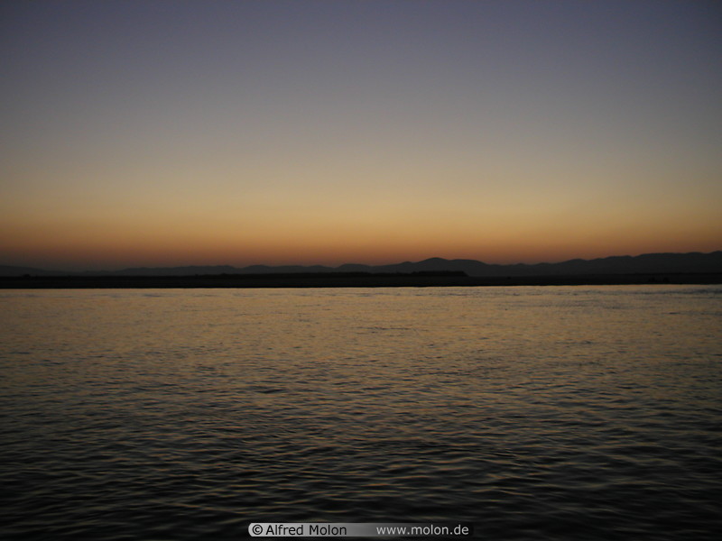 12 Sunset on Ayeyarwady river