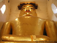 06 Manuha pagoda - Buddha statue