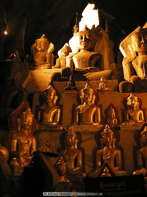 14 Buddha statues