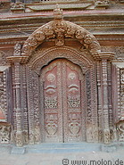 14 Door with wood carvings