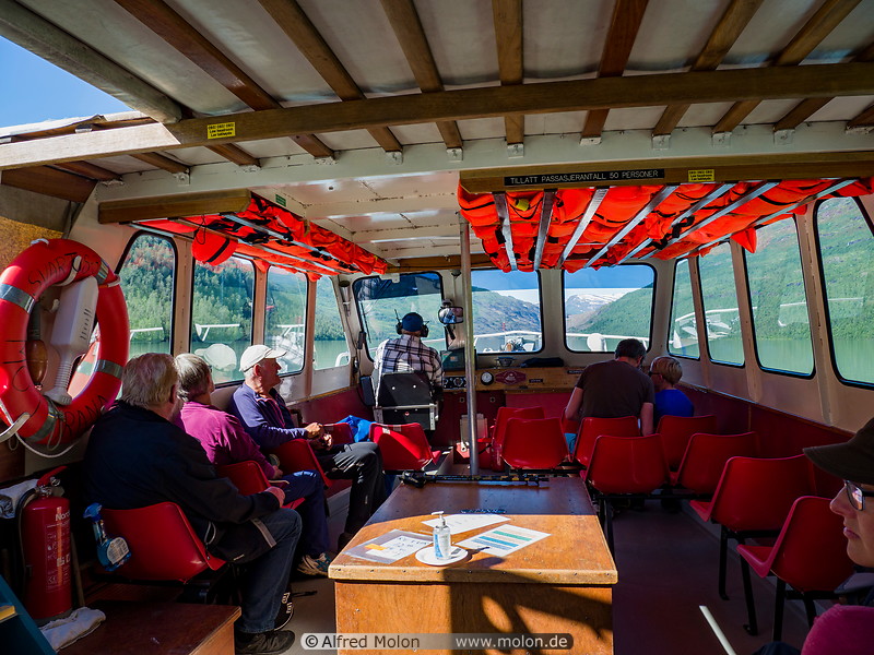16 Inside the Svartisvatnet ferry