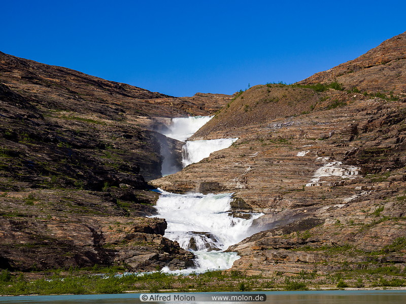 22 Svartisvatnet waterfall