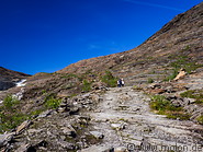 31 Trail from Svartisvatnet lake to glacier