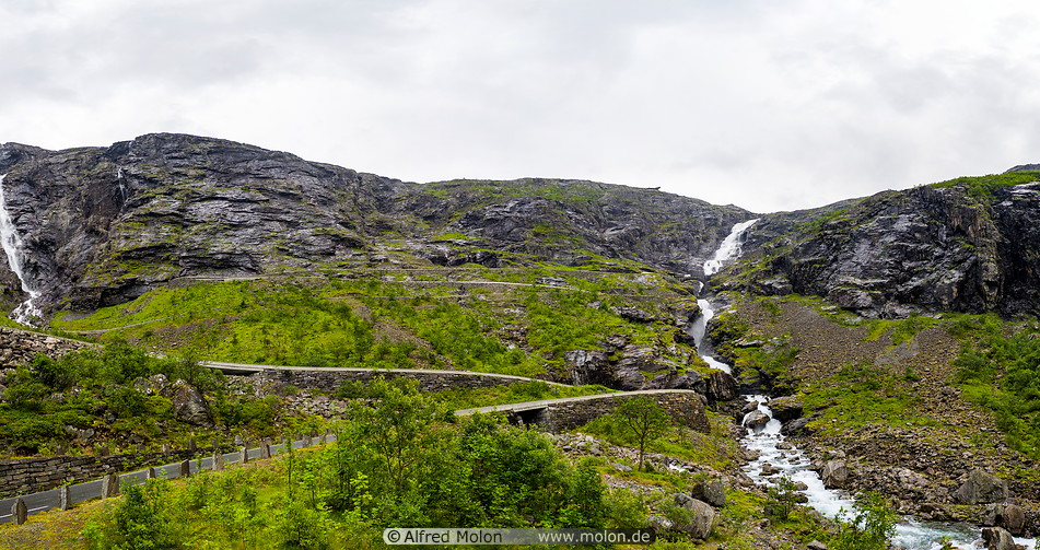 05 Trollstigen road and waterfalls