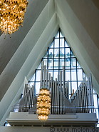 16 Pipe organ in arctic cathedral
