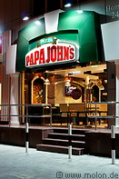 14 Papa Johns pizzeria at night