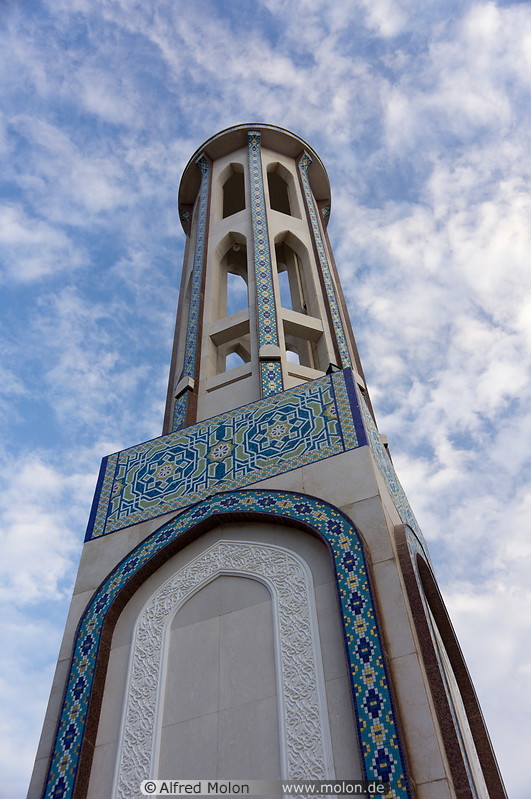 19 Blue mosque minaret