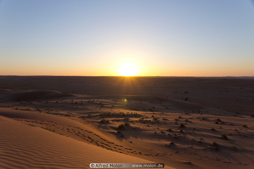 19 Wahiba desert sunset