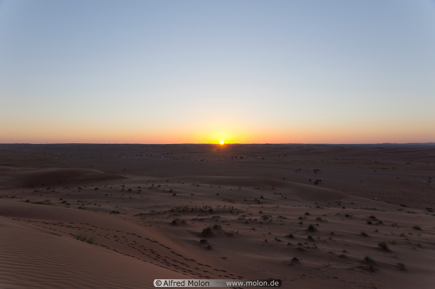 21 Wahiba desert sunset