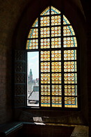 02 Stained glass window in town hall tower