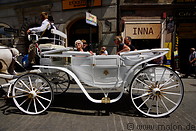 05 White horse carriage