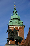 15 Cathedral tower and statue
