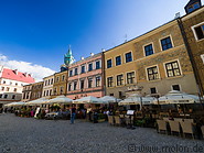 10 House facades on Rynek square
