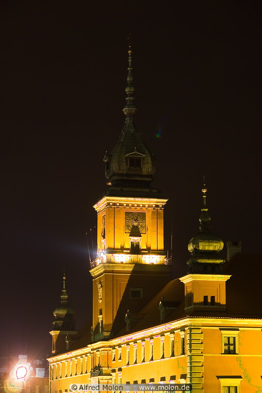 12 Clock tower at night