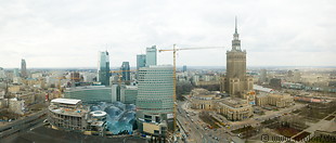 01 Business district skyline and Palace of Culture