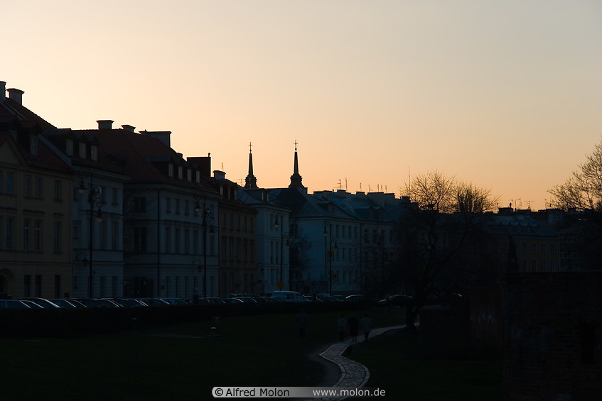 27 Sunset in Warsaw