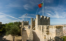 16 Castle walls and Portuguese flag