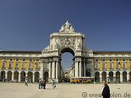 17 Arco da Victoria arch on Praca do Comercio square