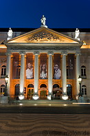 26 Teatro Nacional Maria II theatre at night