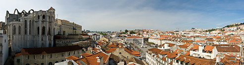 03 Panoramic view towards Rossio and Carmo church