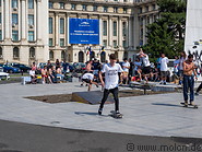 10 Skateboarding on revolution square