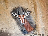 32 Gazelle rock painting