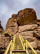 23 Rock with yellow staircase