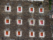 07 House facades with white windows