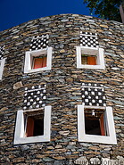25 Windows with chessboard pattern